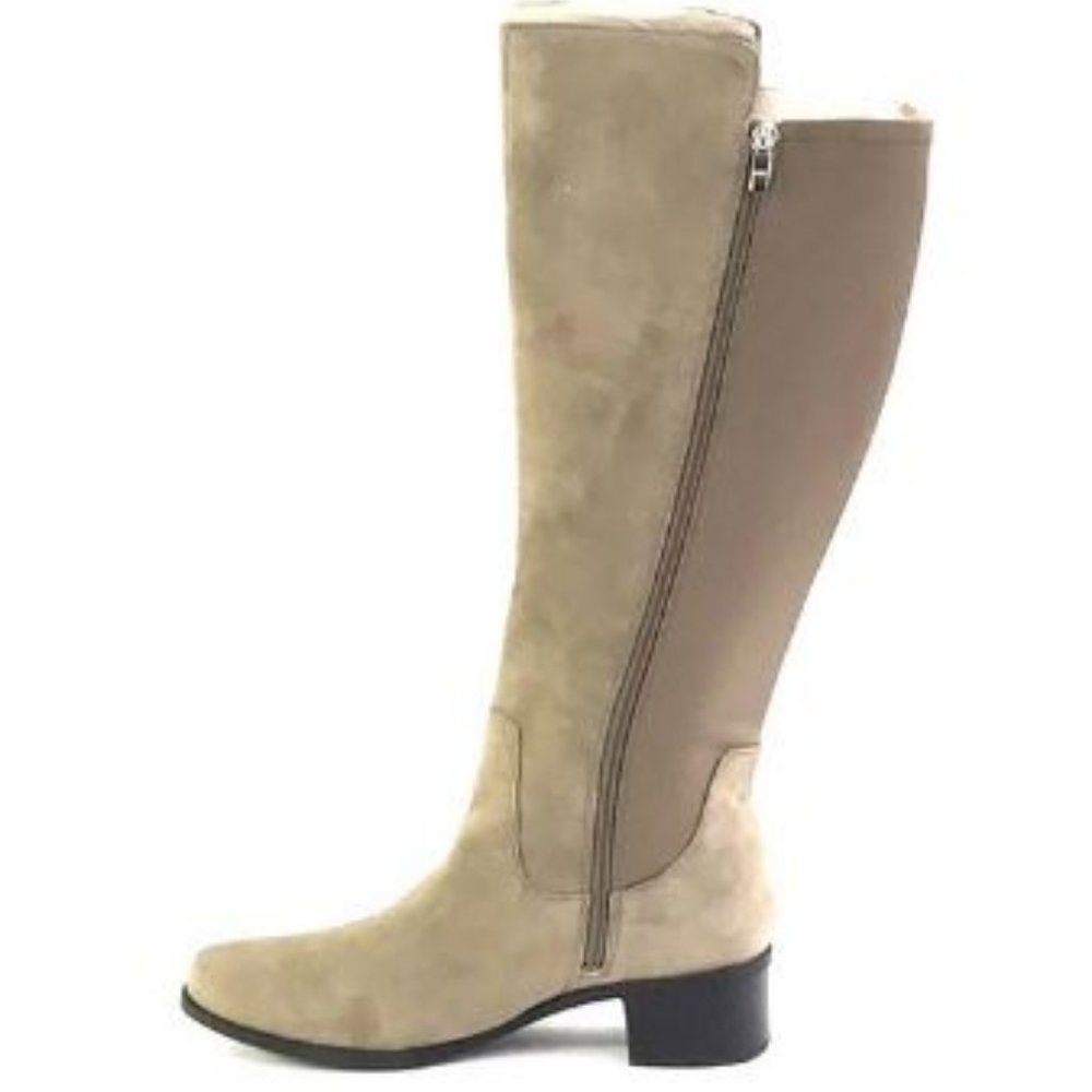 Marc Fisher Incept Wide Calf Suede Tall Shaft Boot - Picture 3 of 9